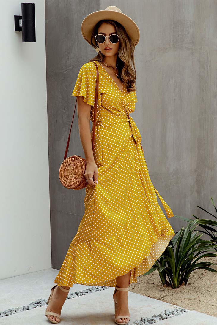 Le Jaune Tenue Moutarde Jaune Moutarde Robe Longue été Jaune