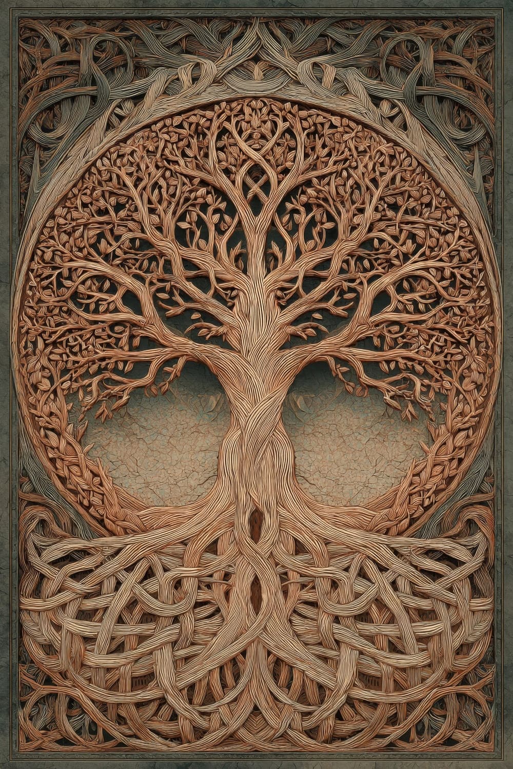 Tableau Arbre De Vie Bohème