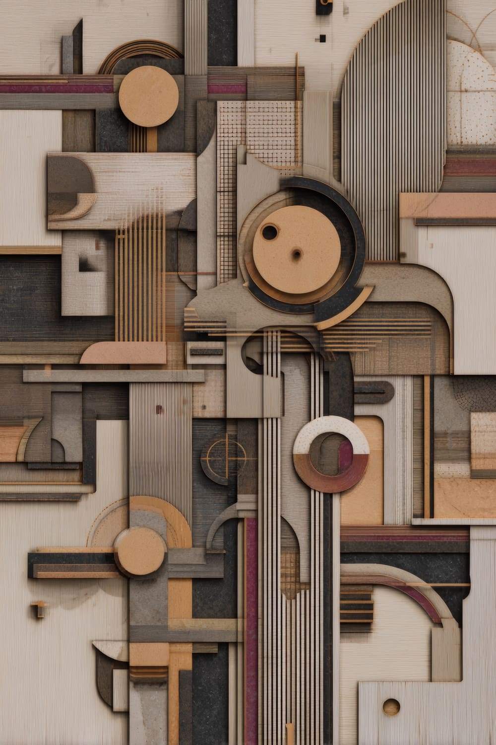 Tableau Bohème Abstrait