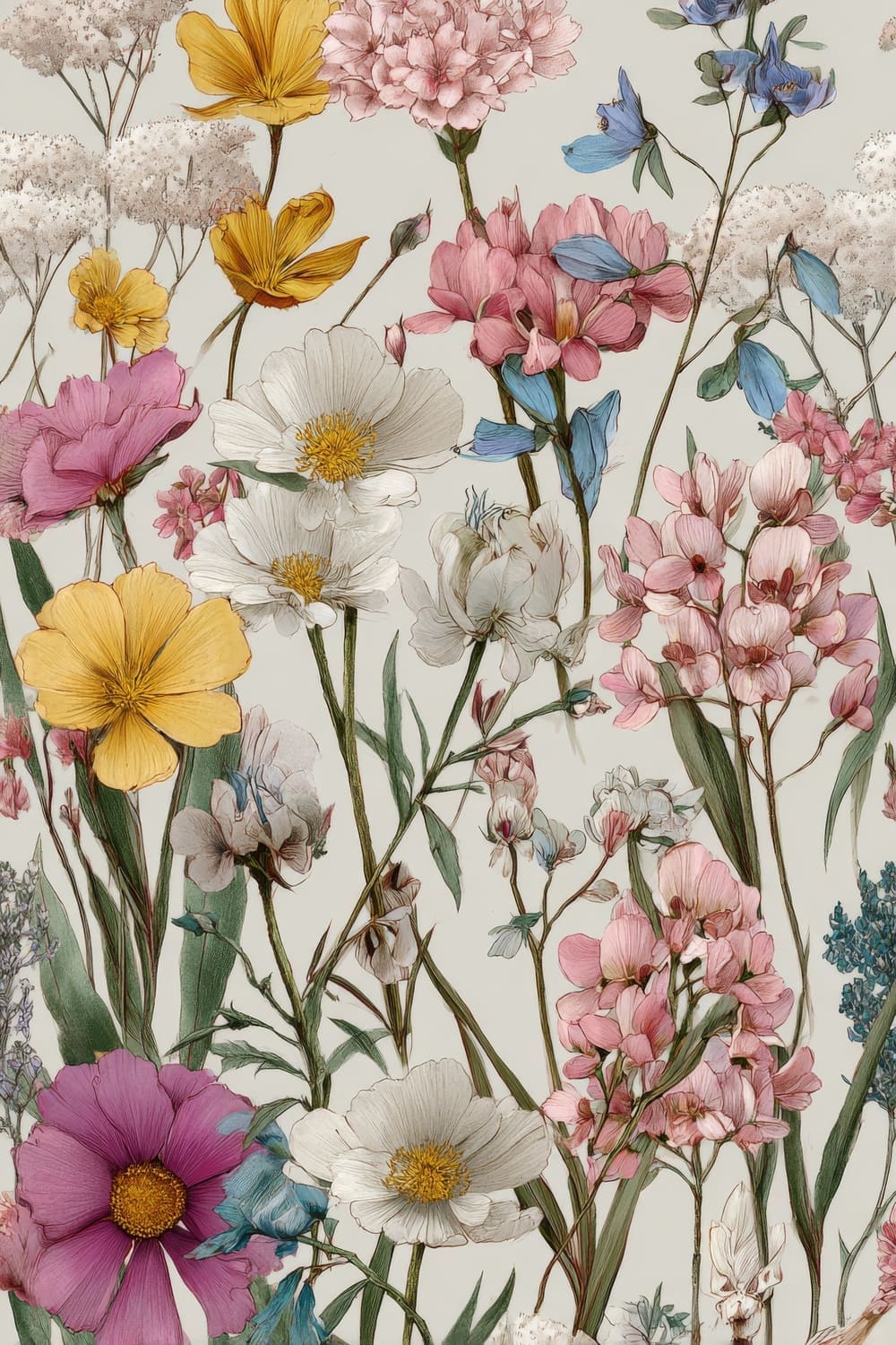 Tableau Fleurs Sauvages Bohèmes