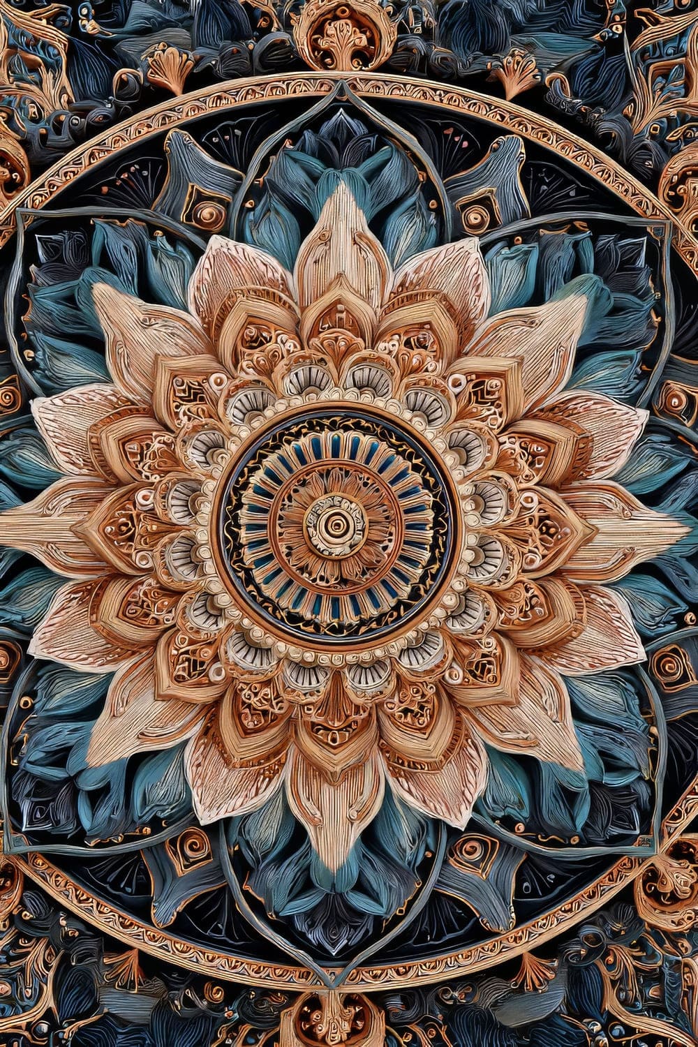Tableau Mandala Bohème