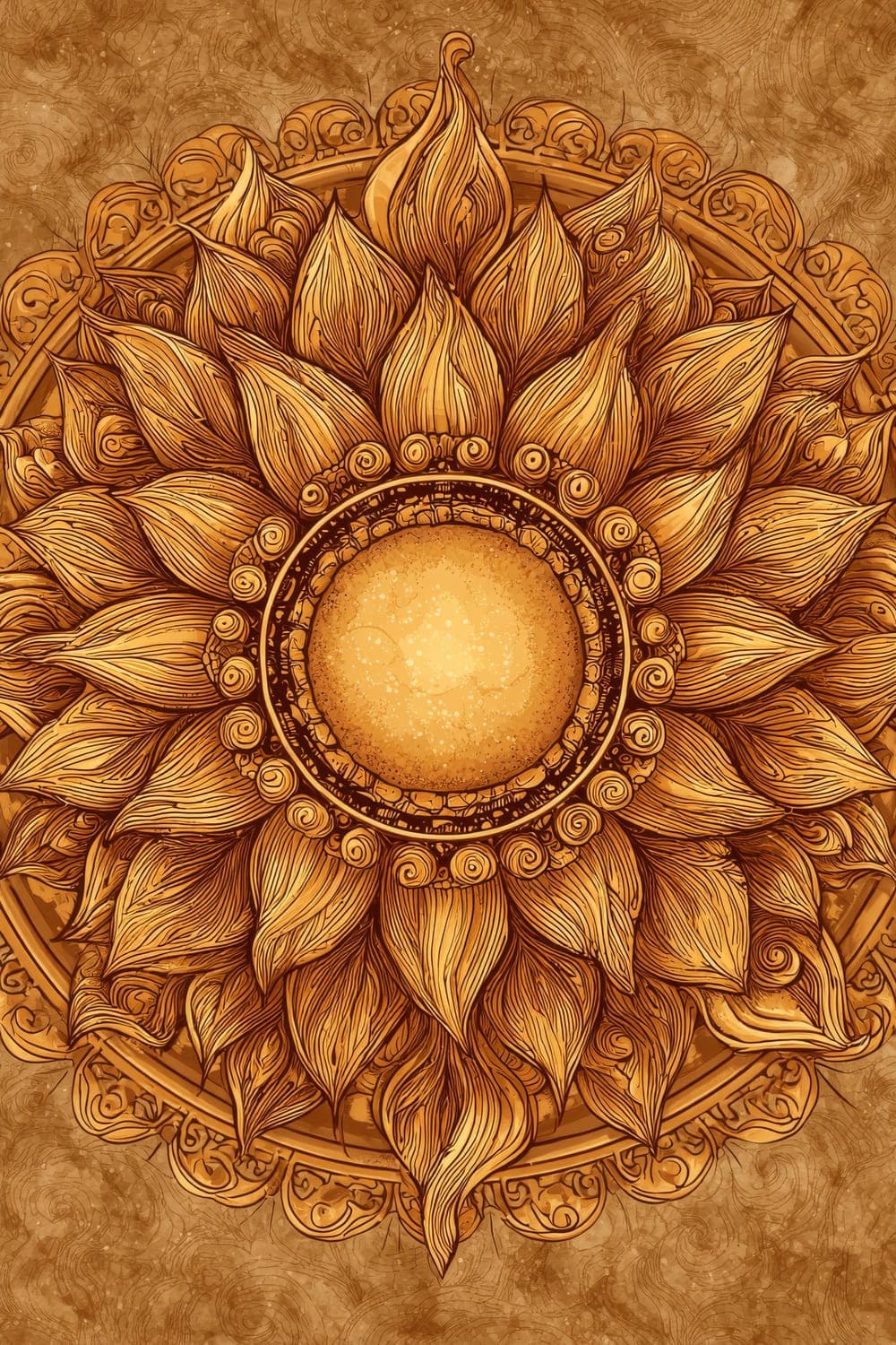 Tableau Soleil Bohème