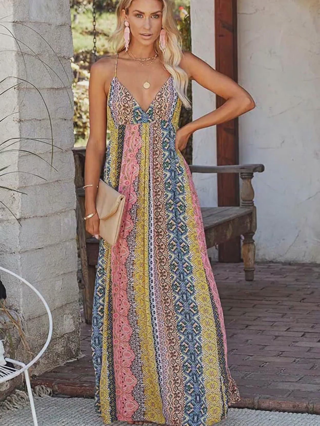 Robe Bohème Colorée - Césarine